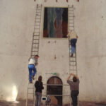 The Musician and the Painter Moving Image piece 15 minutes, the Jesuit Chapel in St Omer, France, in 2007 