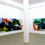 T.Y.M.C. Exhibition view 1988, Galereie Klaus Werth, all works Tempera on Canvas, photo: Ute Schendel
