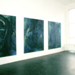 Sequenz 4 1991, All 3 works Untitled, 200 cm  x 150 cm, Tempera on Canvas, photo: Ute Schendel