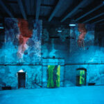 Charite V & Charite XIV, 1996, 290  cm x 160 cm, 190 x 60 cm, tempera on canvas