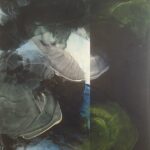 No longer a case of two halves, 2012, egg tempera on canvas, 240 x 220 cm