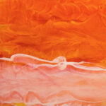 It cut through blood #5 110 x110cm egg tempera on canvas 2021
