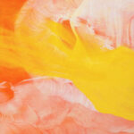 it cut through blood#1 100 x100cm egg tempera on canvas 2020