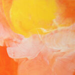 It cut through blood #2 100 x100 cm egg tempera on canvas 2020