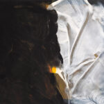 2021 It cut through blood #4 120 cm x 140 cm SOLD
