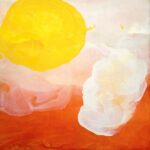 It cut through blood #3 160 x160cm egg tempera on canvas 2021 SOLD