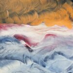 Towards a cloth of gold #2 110cmx100cm egg tempera on canvas 2022 SOLD